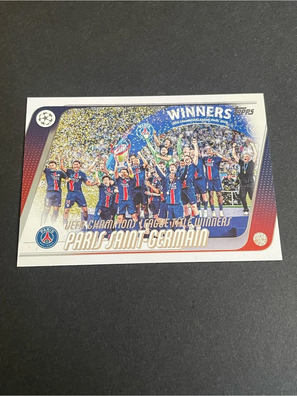 2025-26 Topps UEFA Club Competitions - Paris Saint-Germain #166 Base Card